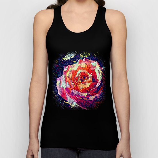 Jeweled Rose Unisex Tank Top