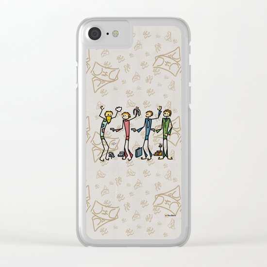 Businessman Clear iPhone Case
