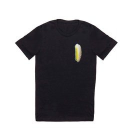 Single, Pale Yellow Feather T Shirt | Sandkuhler, Free, Digital, White, Animal, Nature, Macro, Color, Photo, Feather 