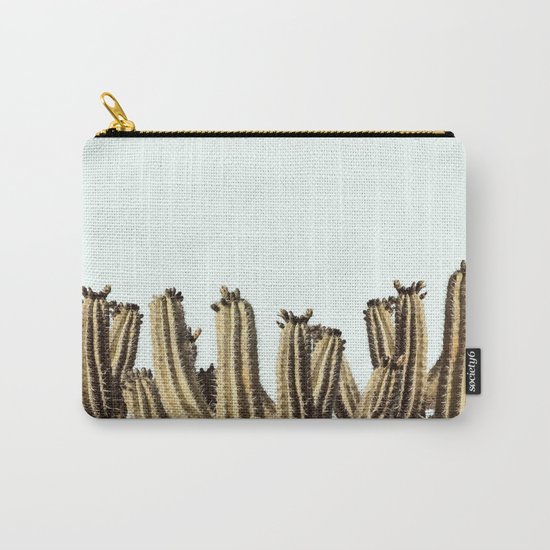 Vintage Cactus Carry-All Pouch