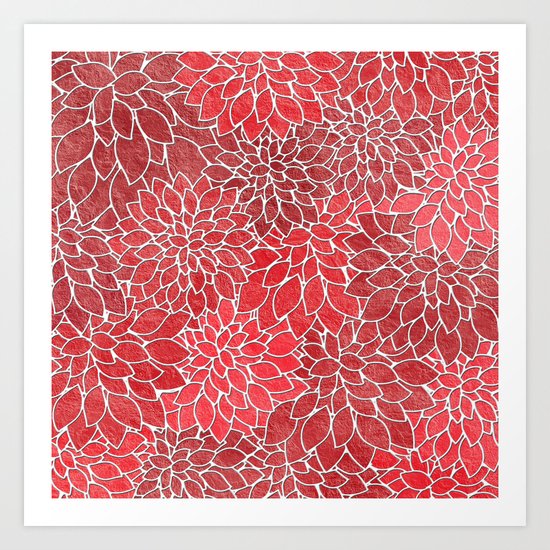 Floral Abstract 20 Art Print