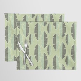 Tropical Banana Leaves Pattern Placemat