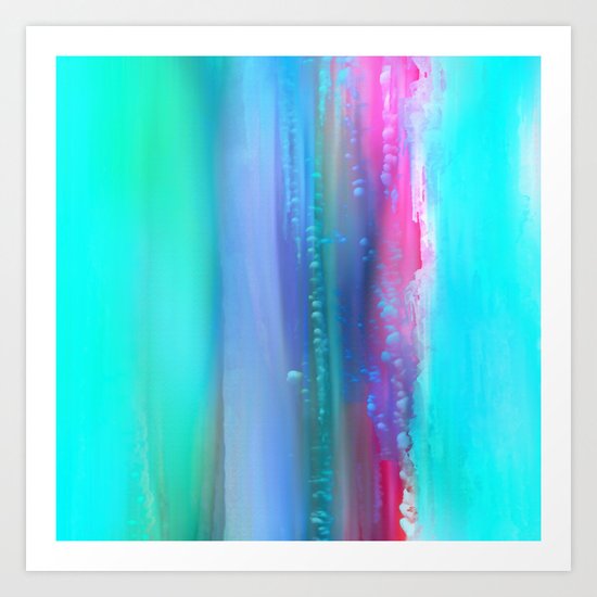 Ice Curtain 5 Art Print