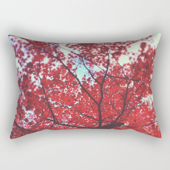 Loving You Was Red Rectangular Pillow