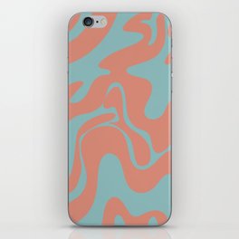 33 Abstract Liquid Swirly Shapes 220725 Valourine Digital Design  iPhone Skin