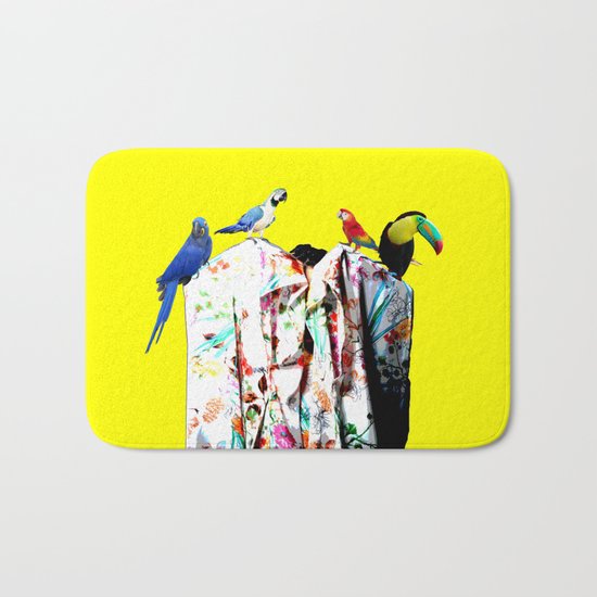 Elisavet's birds Bath Mat
