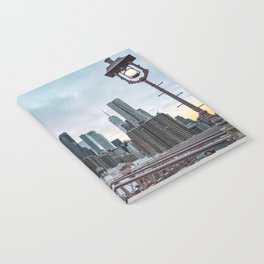 New York City Skyline | Night Photography from the Brooklyn Bridge Notebook