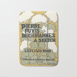 Pierre Puvis De chavannes, a sketch Lily Lewis Bath Mat | Artnouveauposter, Advertisement, Paris, Antique, Artnouveau, Botanicals, Botony, Art, Graphicdesign 
