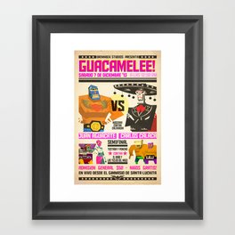 Guacamelee! Fight Poster Framed Art Print