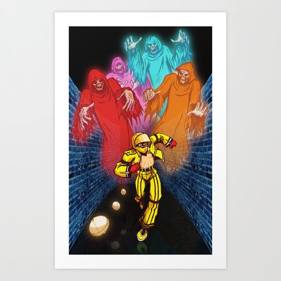パックマン! (Pac-man!) Art Print
