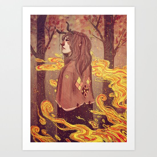 Wherein I Breathe Soot Art Print