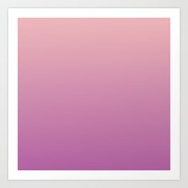 PINK ORCHID OMBRE COLOR Art Print
