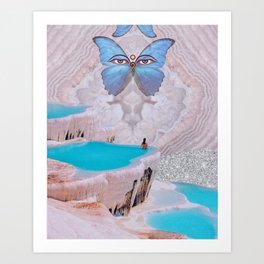 Butterfly Blessings Art Print