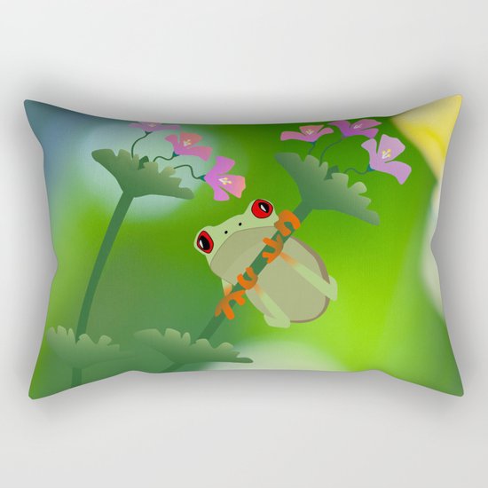 Just Hanging Around Rectangular Pillow
