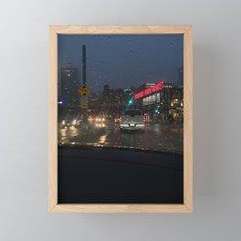 Milwaukee at Night Framed Mini Art Print