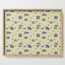 Frogs and Leaves PATTERN Serving Tray
