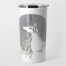 Unicorn & Nemophila Travel Mug