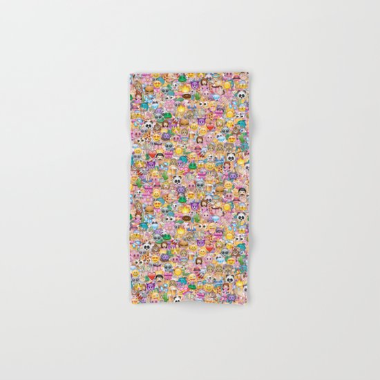 emoji / emoticons Hand & Bath Towel