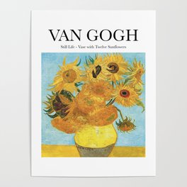 Van Gogh - Still Life - Vase with Twelve Sunflowers Poster