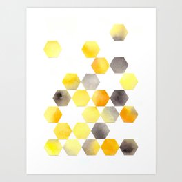Beehive Pattern Art Print