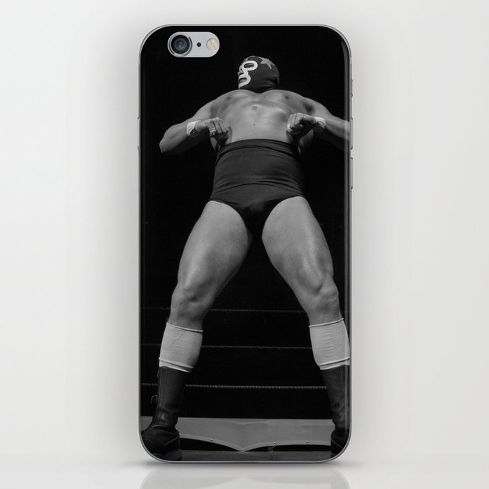 Mighty luchador iPhone Skin