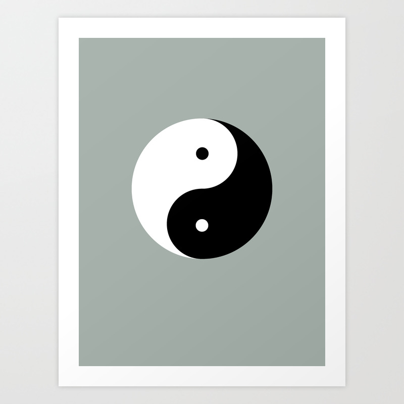 Taijitu Yin And Yang Art Print By Thothadan Society6