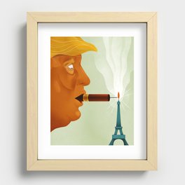 Paris Trumps Trump Recessed Framed Print