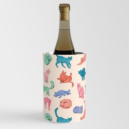 Pastel Cats Wine Chiller
