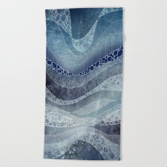 Flow Beach Towel