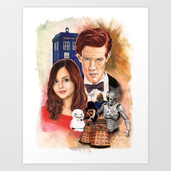Doctor Who Art Print