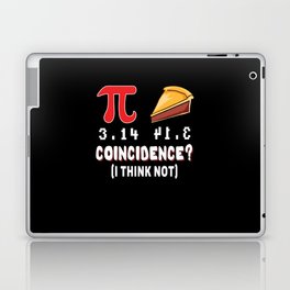 Coincidence Pie Pi Funny Math Meme Nerd Pi Day Laptop Skin