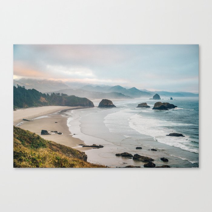 Alone in the beauty of the earth Canvas Print