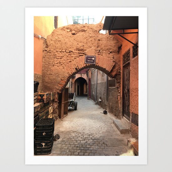 Souks Art Print