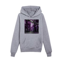Pathway to Bliss Purple Kids Pullover Hoodies