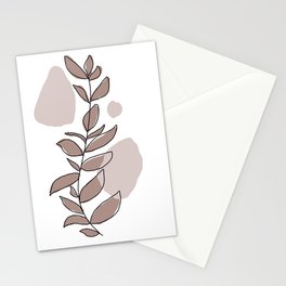 Neutral botanical Stationery Cards