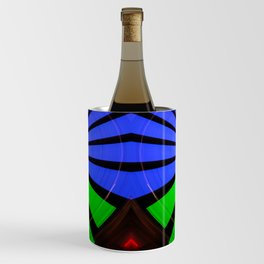 Green Blue Red Carnival Ride Wine Chiller