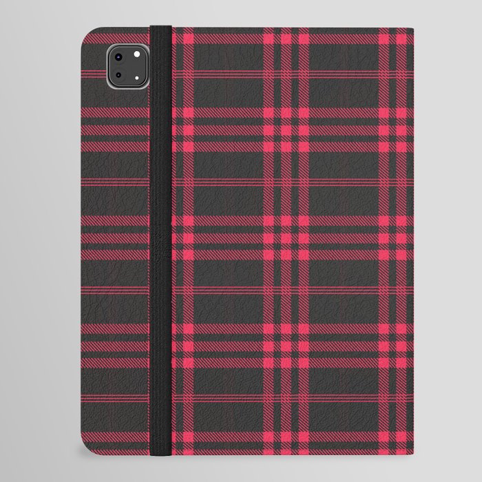 red and black flannel iPad Folio Case