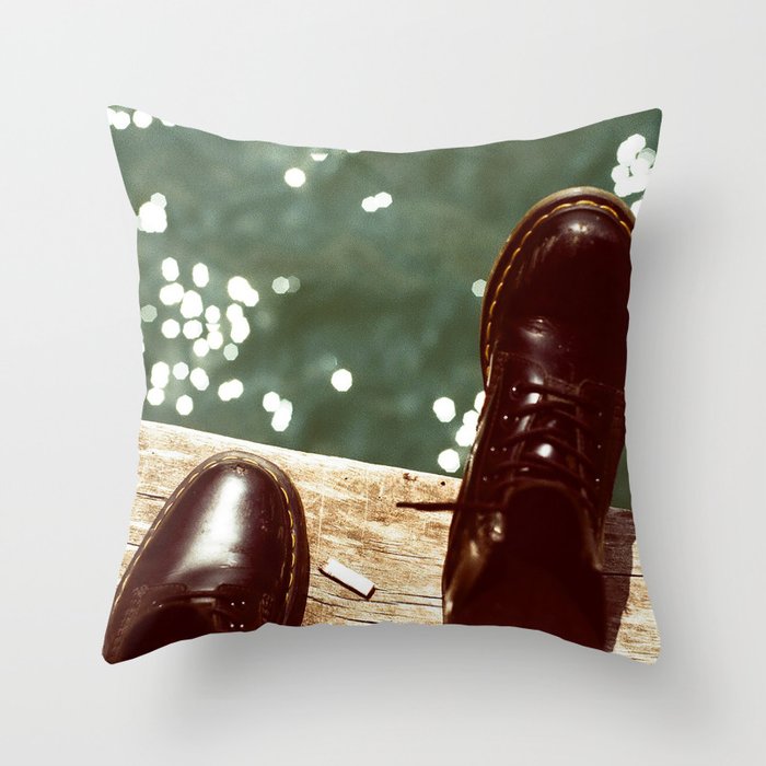 the places we'll go... Throw Pillow