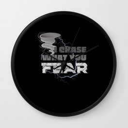 Tornado Weather Chaser Meteorologist Wall Clock | Meteorology, Nature, Heat, Cloudwatching, Clouds, Meteorologist, Tornadoes, Funny, Weathergeeks, Present 