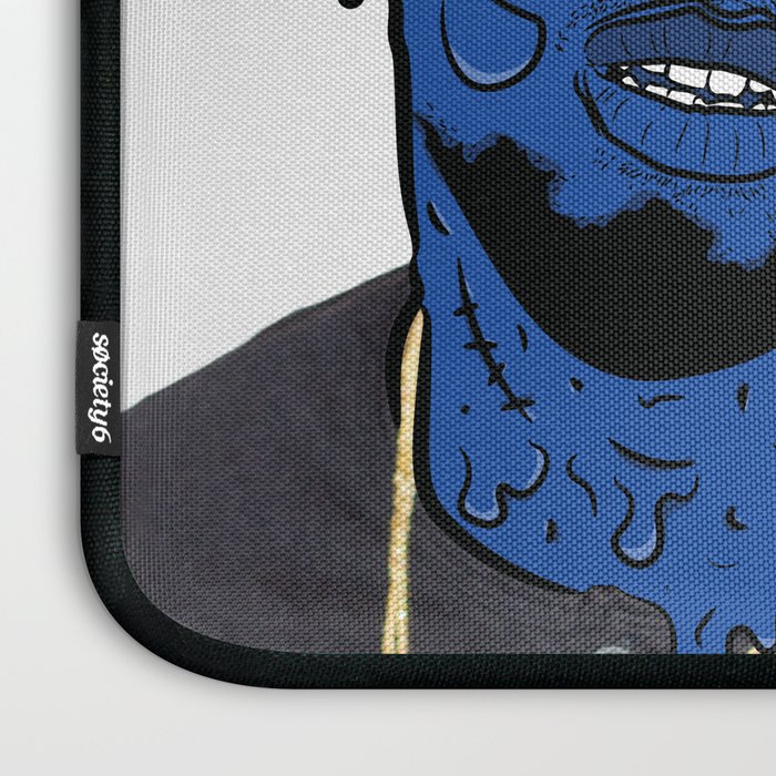 Blu Goo Laptop Sleeve By Shawnapfitzy Society6 Blu Goo Laptop Sleeve