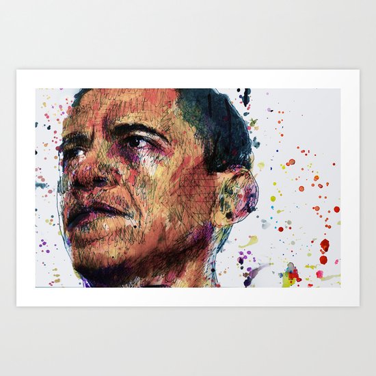 OBAMA Art Print