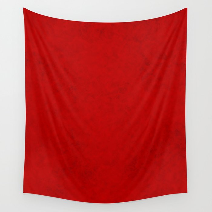Red suede red marble  scarlet Wall Tapestry