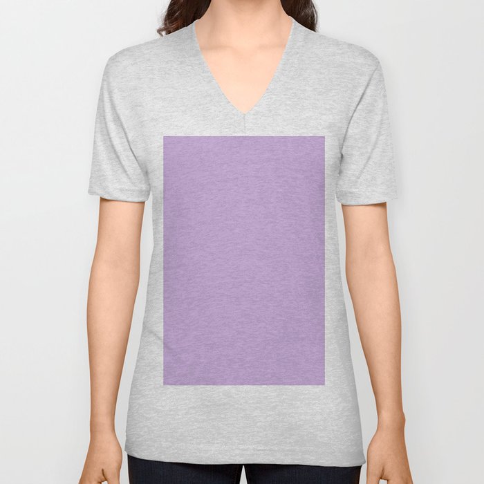 Sea Lavender V Neck T Shirt