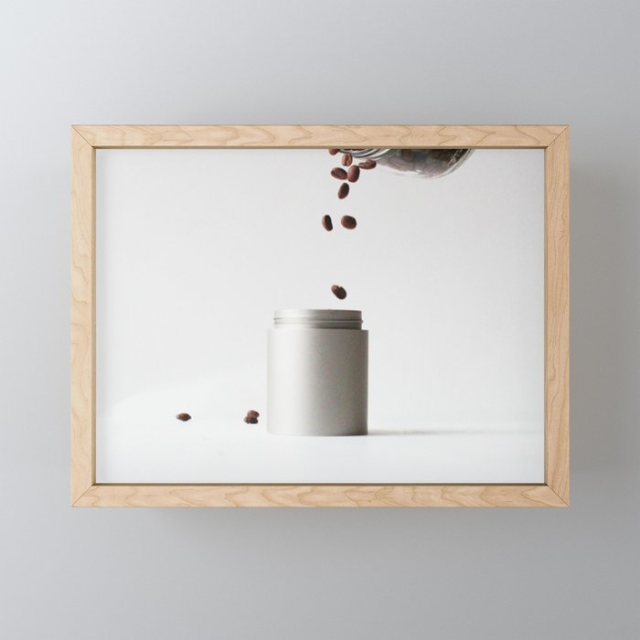 Coffee Beans Framed Mini Art Print