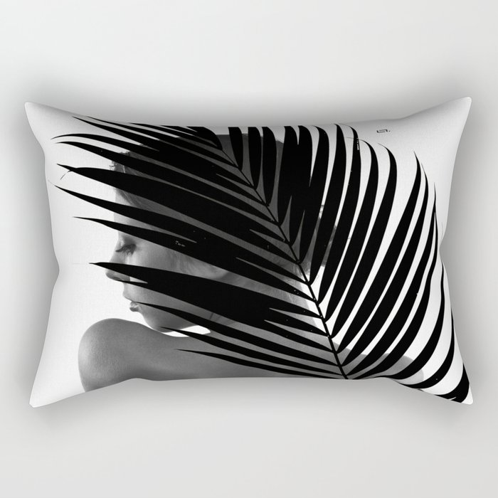mono_minima_PLANT Rectangular Pillow