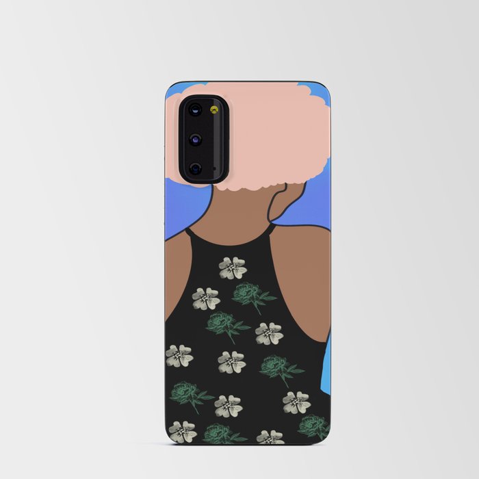 Woman At The Meadow 40 Android Card Case