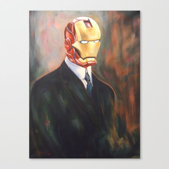 Iron Monsieur Canvas Print