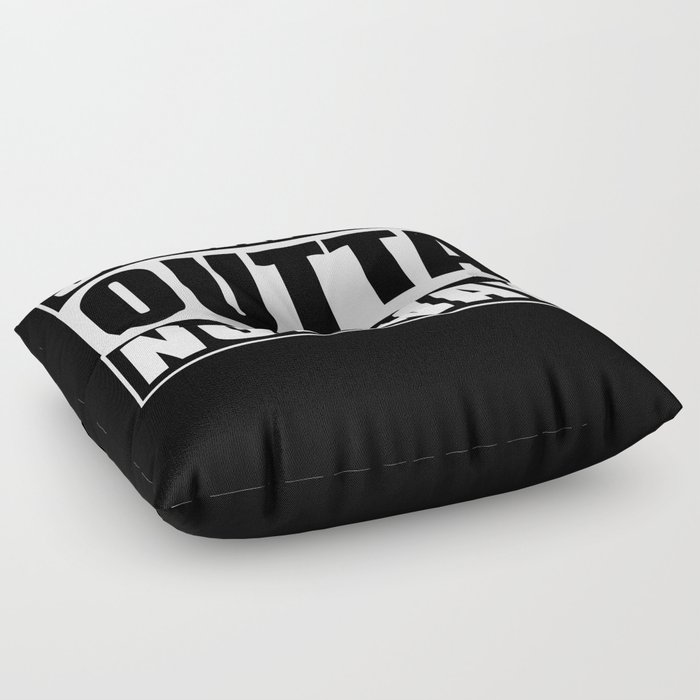 Straight Outta Norway Floor Pillow