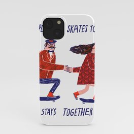skate couple iPhone Case