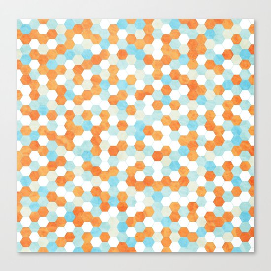 Honeycomb | Fish Bowl Canvas Print